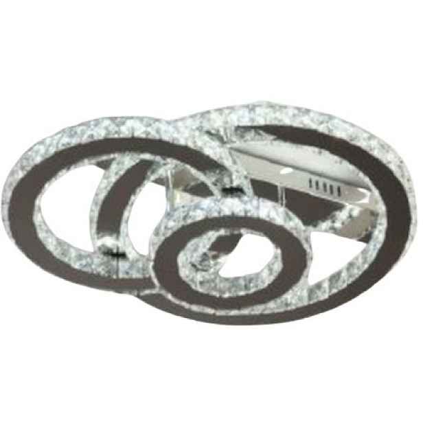 stropní svítidlo Led Crystal Rings 44W – 3 barvy světla dálkový ovladač