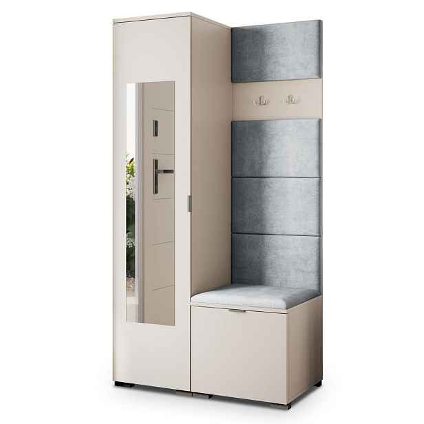 MASSENO MODERNÍ PŘEDSÍŇOVÁ SKŘÍŇ VIRA, 95/181/51 cm, kašmírová