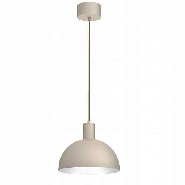 Béžová kovová závěsná lampa Handa 4307 Luminex