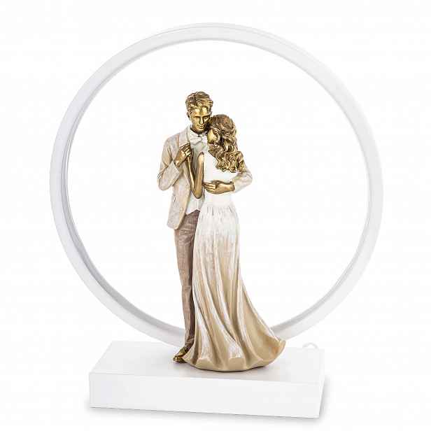 Dekorativní figurka Pár Led – romantická ozdoba 33x30x10 cm Art-Pol 184771
