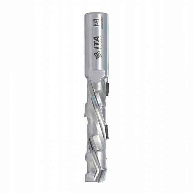 Ita Tools diamantová fréza Z1+1 D20 I80 L144 S20 mm 3 spirály pouzdro Ocel
