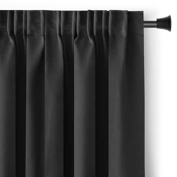 Restilo Závěs AmeliaHome Blackout s multifunkční páskou černý, velikost 140x280