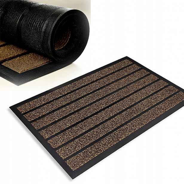 Vnější Stěrač Pod Dveře 60 x 90 Podložka Do Bot Velká Hnědá