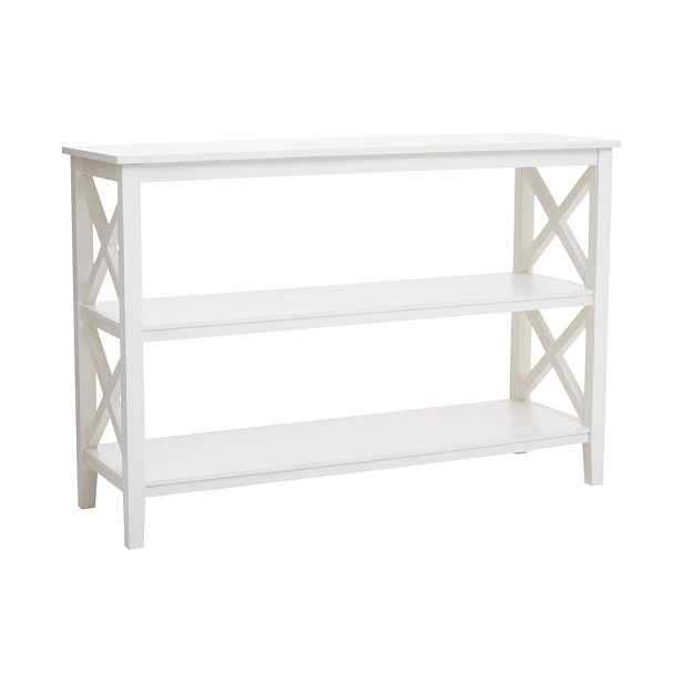 Bílý regál z borovicového dřeva 120x81x40 cm Heritage – Premier Housewares