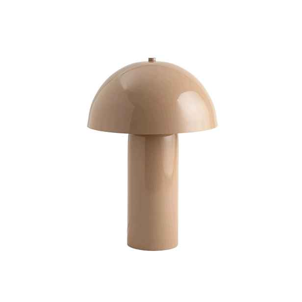 Stolní lampa Aurex retro kopule béžová 25x25x36 cm Homla