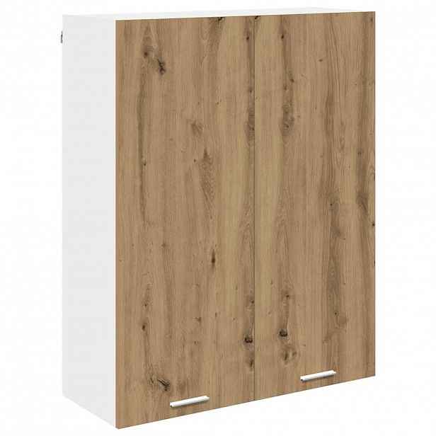 vidaXL Závěsná skříňka Artisanový dub 80 x 31 x 100 cm