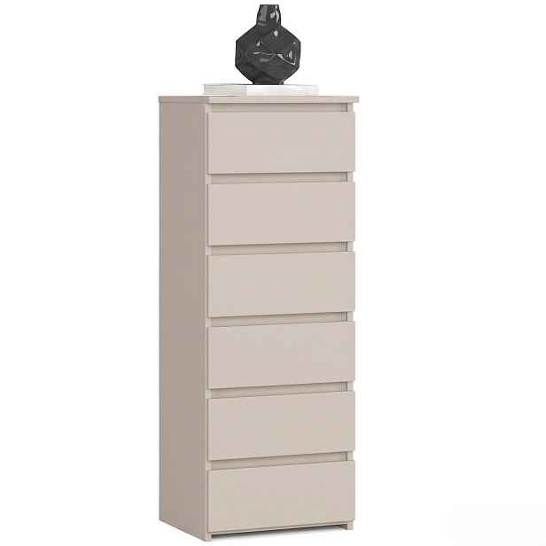 Ak furniture Komoda CL6 40 cm kašmír