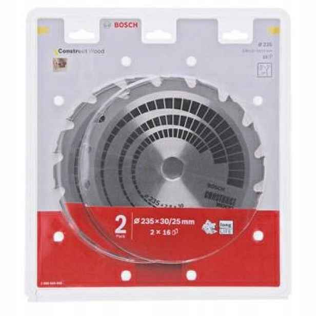 Bosch Kotoučová Pila Dvojpak Construct Wood 235x2,8/1,8x30x16z 2608644656