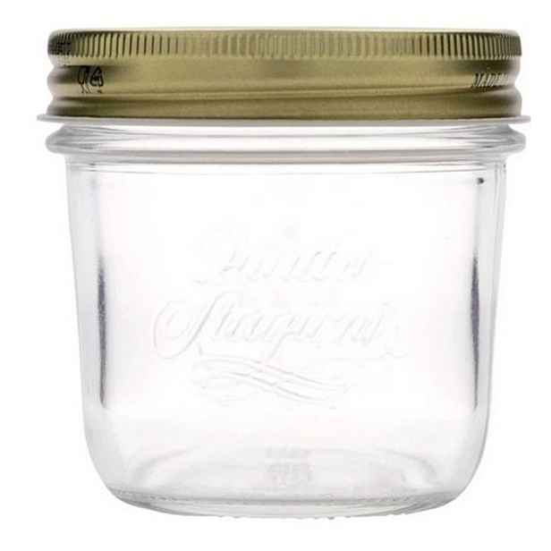 sklen.zavař. 200ml-4ks-QUATTRO ST., víčko kov