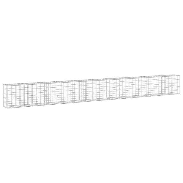 vidaXL Gabion s drátem 3,5 mm a síťkou 10x10 cm 500x30x50 cm