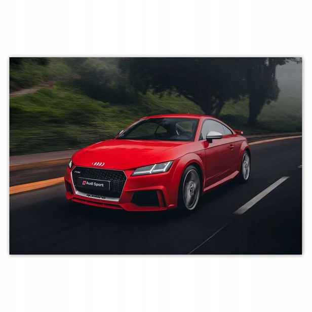Plakáty 200x135 Červené Audi Auto