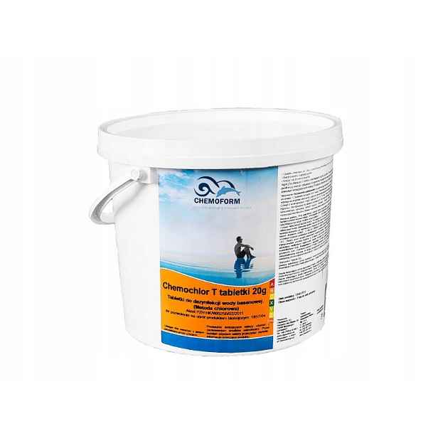 Chlorové Tablety 20 g 5 kg Silná Chemie Do Bazénu Chlor Chemoform