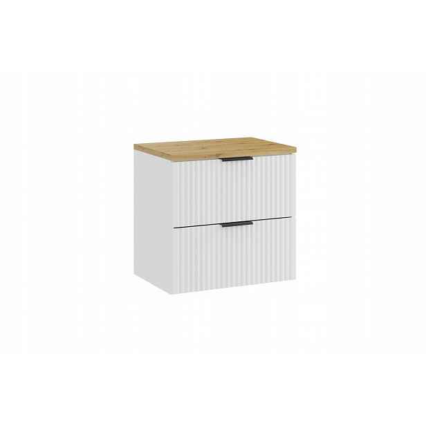 Zestaw meblowy 60cm z blatem, Adel White