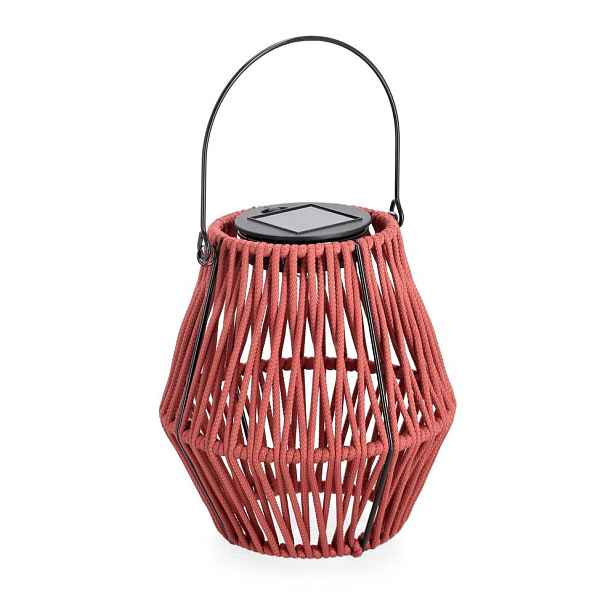 Červená solární LED lucerna (výška 17 cm) Juny – Yes Everyday