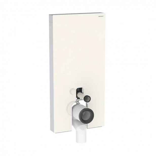 Geberit Monolith Plus - Sanitární modul pro stojící WC, 101 cm, spodní přívod vody, sklo/pískově šedá 131.202.JL.7