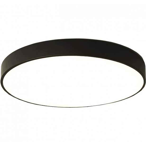Stropní Svítidlo Nástěnný Led 40 cm Kulatý Černý 40W 3400lm 4000K Neutrální bílá barva