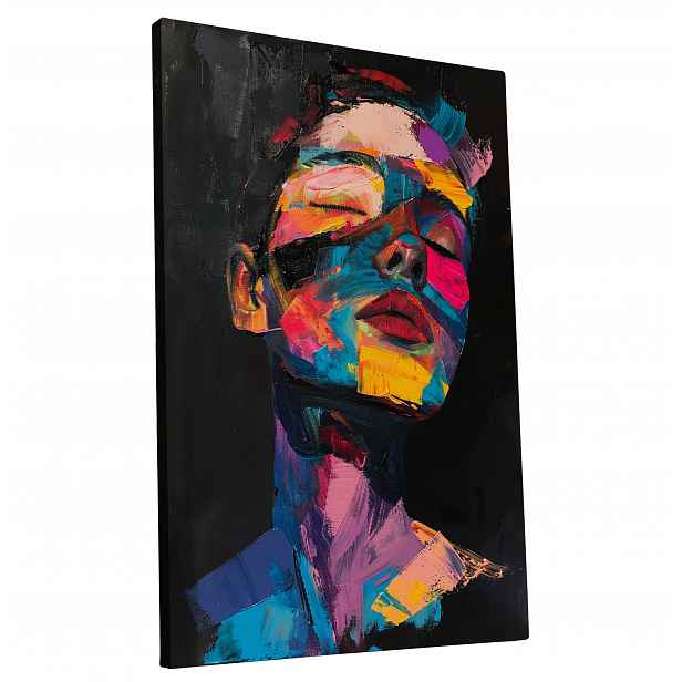 Obraz na plátně Moderní Barevný módní Žena do domu pokoje obýváku 60x90