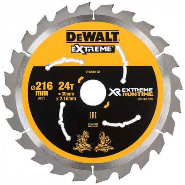 DeWALT - Pilový kotouč na dřevo 216x30 mm, 24 zubů DT99568