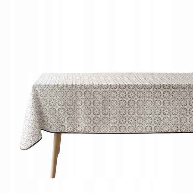 Béžový Ubrus Na Stůl S Skvrnitým Vzorem Eros 150 X 240 CM