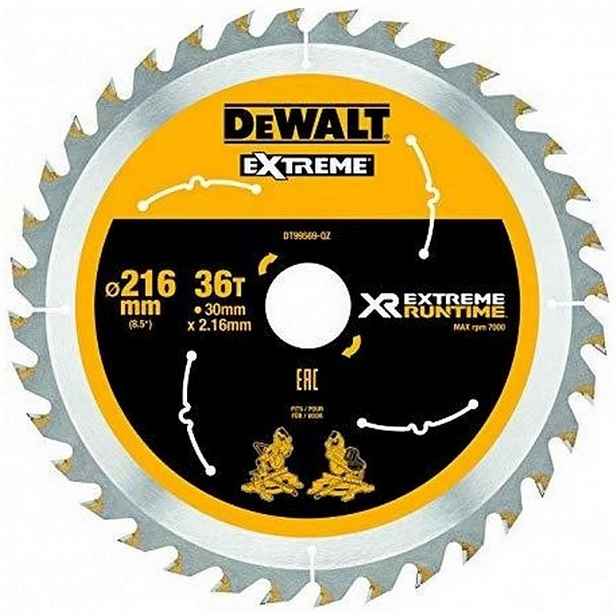 DeWALT - Pilový kotouč na dřevo 216x30 mm, 36 zubů DT99569