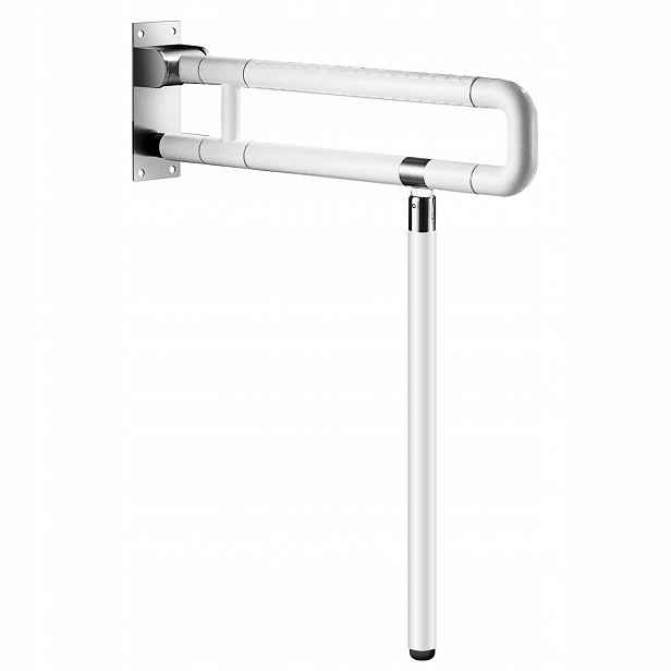 Držák na toaletu pro starší osoby 65 cm, nerezová ocel