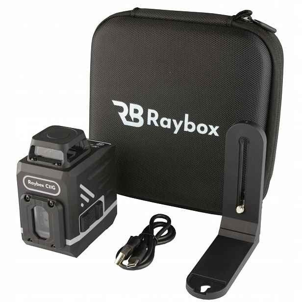 Lineární laser Raybox C11G pro určení úrovní 360 a pravých úhlů