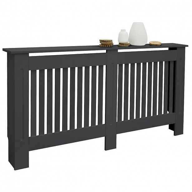 ML-DESIGN KRYT RADIÁTORU ve venkovském stylu 152 x 19 x 82 cm antracit