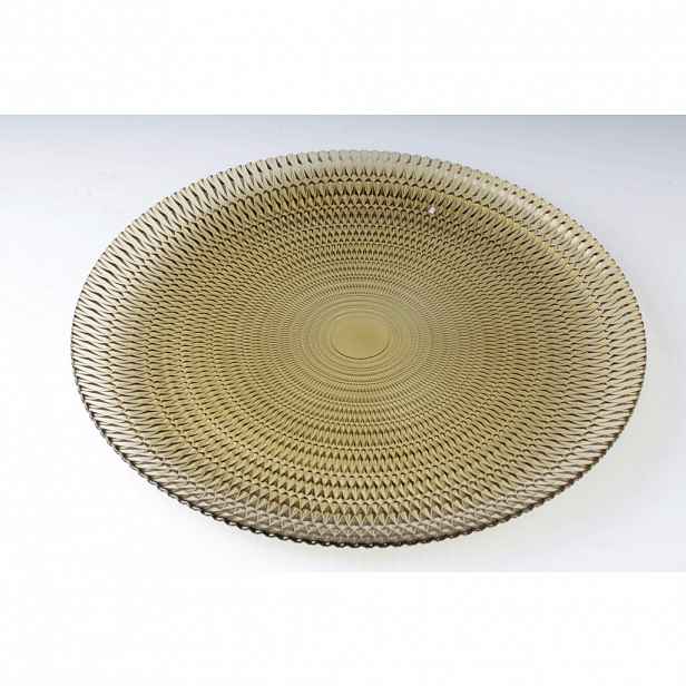 Novel SERVÍROVACÍ PODNOS, sklo, 33 cm