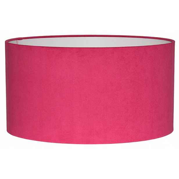 Stínidlo na lampu stojací/závěsné válec 45/25cm E27 Magenta růžová Matera
