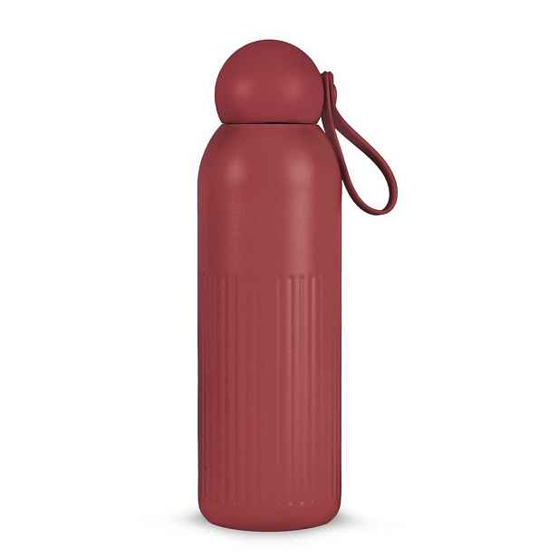 Vínová termoláhev s brčkem z nerezové oceli 500 ml Tekla – Sagaform