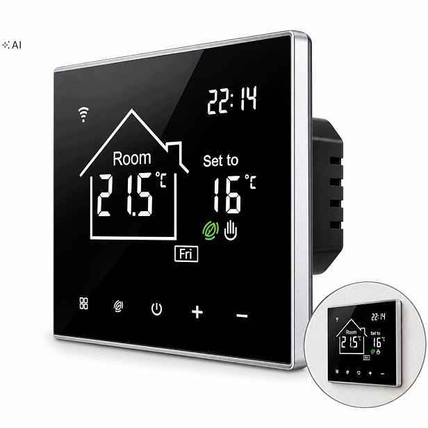 Dotykový LCD displej Pokojový Termostat Wifi Digitální Regulátor 16A