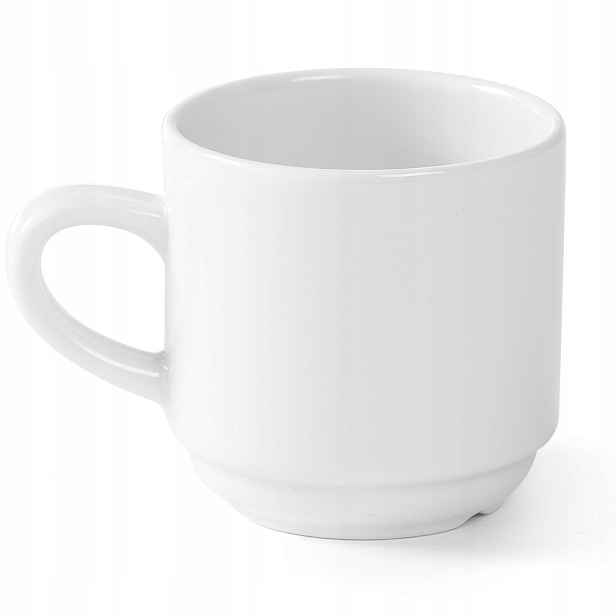 Šálek Optima bílý porcelán 230 ml, sada 12 ks Hendi 770962