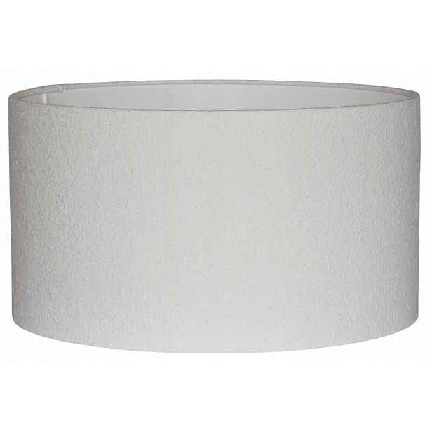 Stínítko válec E27 E14 bílé Boucle ⌀ 35 cm h20 Zavinovací okraje Venosa
