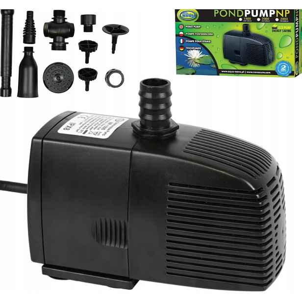 Aqua Nova Energeticky úsporná pumpa do jezírka fontána 25W NP-1500 L/h