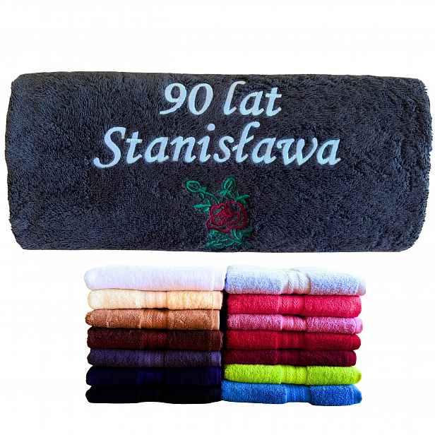 Dárek k 90. narozeninám pro dědečka, strýčka, tatínka, muže, ručník s potiskem