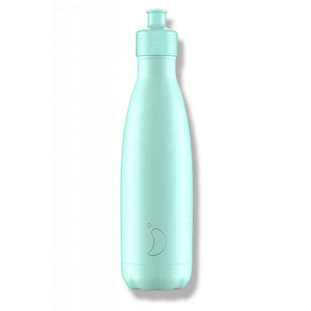 Termoláhev Chilly's Bottles - pastelově zelená - sportovní 500ml, edice Original
