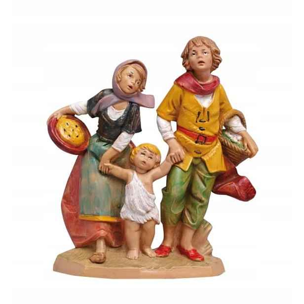 Figurka firmy Fontanini – Rodiče s dítětem – 12 cm