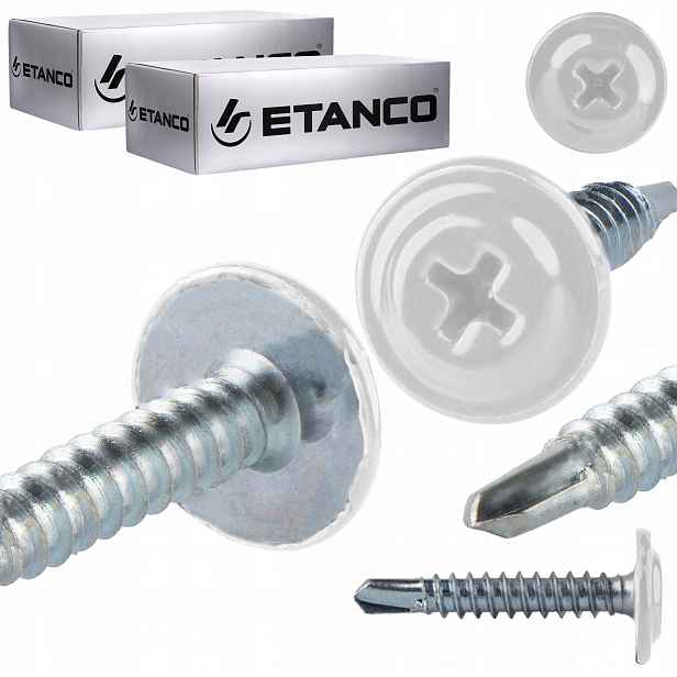 Samovrtné podložky 4,2 x 25 mm Ral 9010 500 ks Etanco Gm-b