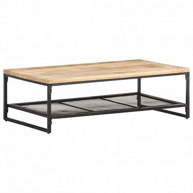 vidaXL Konferenční stolek 110 x 60 x 35 cm masivní mangovníkové dřevo