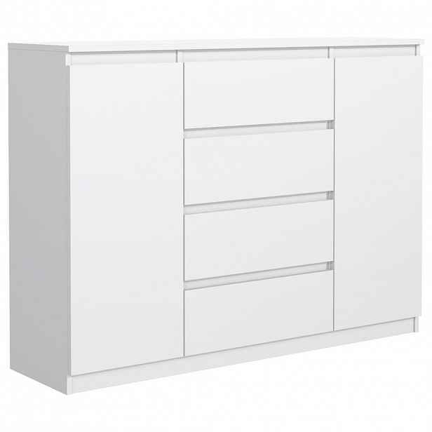 RAUMHIRSCH FURNITURE KOMODA bílá 120/102/39