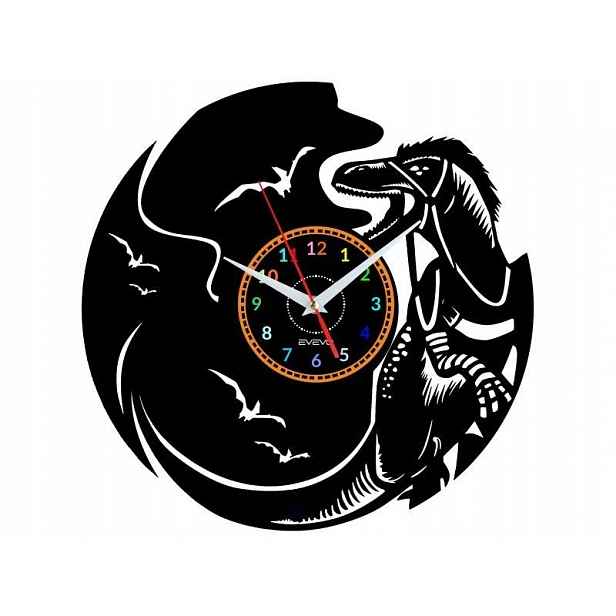 Dinosaurus Raptor Nápad na Dárek Nástěnná Dekorace z vinylové desky
