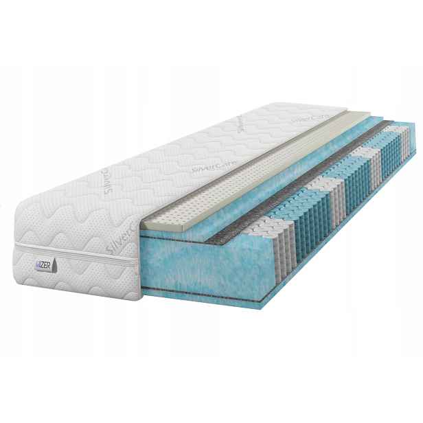 Matrace 100x200 pružinová Multipocket Latex T30 H2 H3 22 cm Měkká