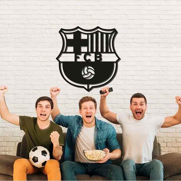 Dřevěný obraz Fc Barcelona