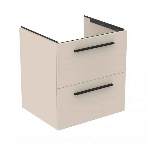 Ideal Standard i.Life B - Umyvadlová skříňka 60x63x51 cm, 2 zásuvky, matná písková T5270NF