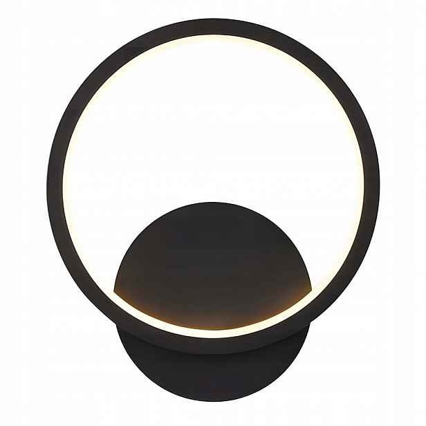 Led Nástěnné Svítidlo Toolight LHJ081-W Černé Kulatý Moderní Černo Zlaté
