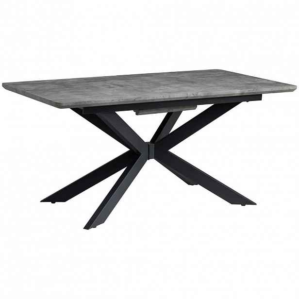 P & B JÍDELNÍ STŮL, šedá, 160-200/90/76 cm
