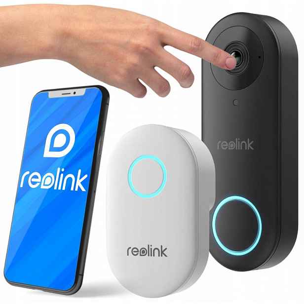 Reolink Bezdrátový Videozvonek D340W Wi-fi 5MPX 2K+ S Gongem