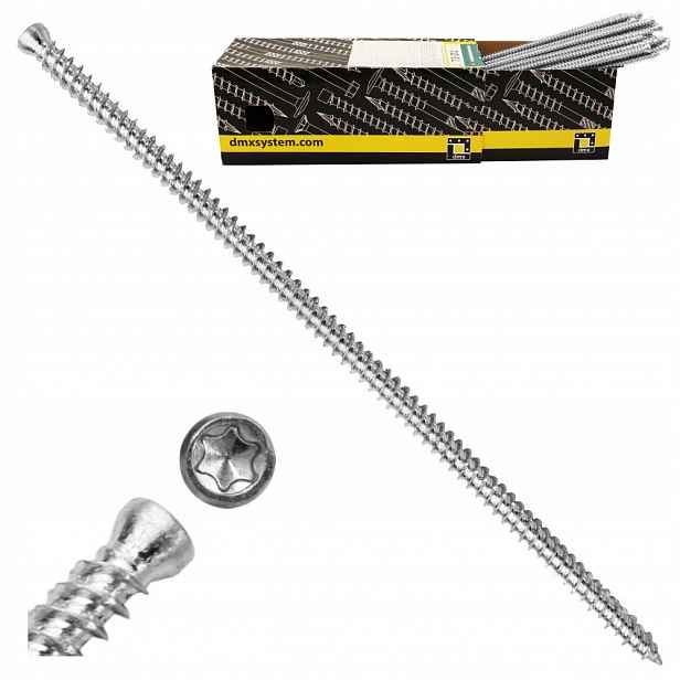 Šrouby Do Zárubní Válcované Torx 7,5x212 100 Ks
