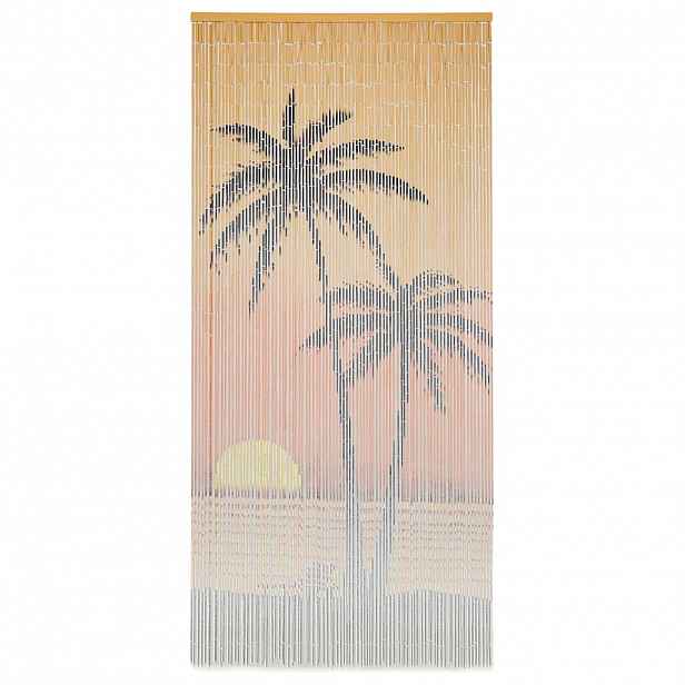 vidaXL Dveřní závěs proti hmyzu bambus 90 x 200 cm