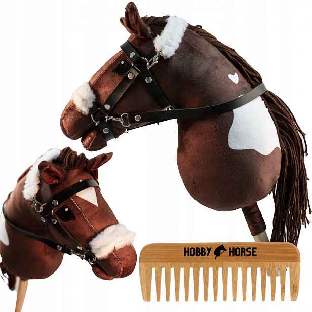 Hobby Horse Kůň Na Tyči A3 Koník Hlava Koně Tyč S Hřívou Hřeben